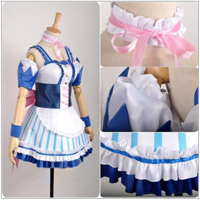 双葉 杏 メイド服 アイドルマスターシンデレラガールズ 制服 コスプレ 衣装 コスチューム オーダーメイド可 lb024f0f0zyの画像