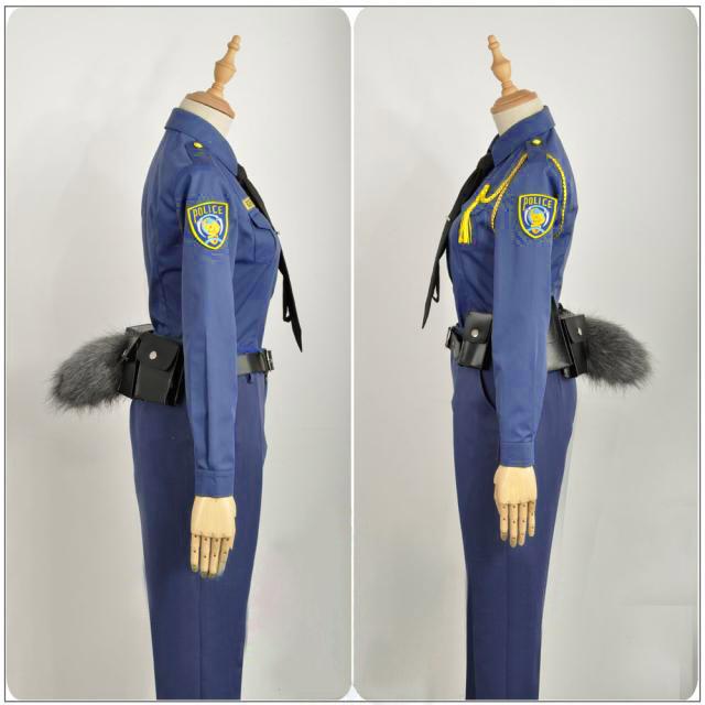 ズートピア　ニック　警官　仮装衣装(しっぽ、耳付) ズートピア ニック 警官 仮装衣装(しっぽ、耳付)