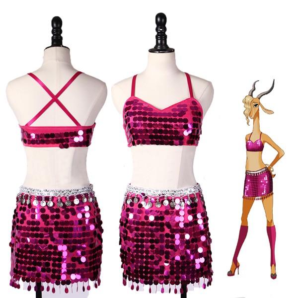 ガゼル ポップスター コスプレ衣装 ズートピア Zootopia ガゼル ポップスター 映画Ver 風 コスプレ衣装 コスチューム 変装ib002c0 | 