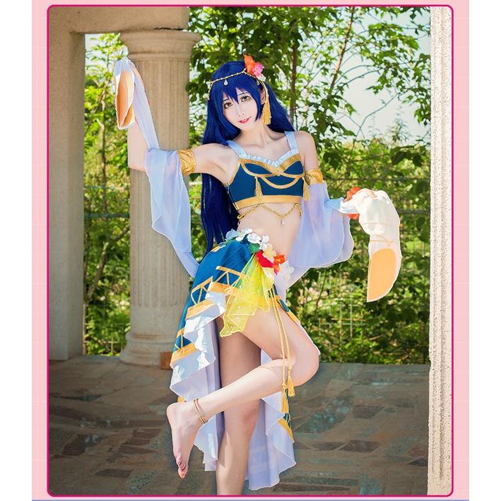 園田海未 Love Live ラブライブ コスプレ衣装 SR 園田海未 探検家編 スクフェス コスプレ コスチューム ステージ服の画像