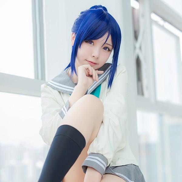 学園祭文化祭 コスプレ衣装松浦果南まつうらかなん　Lサイズコスチューム イベント 松浦果南（まつうらかなん） チャイナドレス編 いってきますの