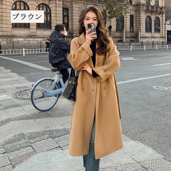 チェスターコート レディース コート 大きいサイズ ミドル丈 アウター レディースコート 韓国 パープル ピンク ベージュ ブラウン ブラック ブルー XS S M L XL |  | 10