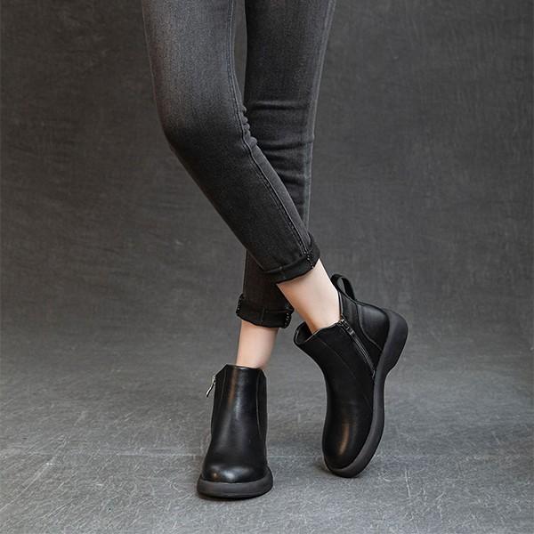 ブーツ ショートブーツ レディース 歩きやすい ストレッチ 感動ブーツ 柔らかい おしゃれ かわいい 大人 成人式 靴 くつ 秋 冬 春 夏  ブラック  ブラウン |  | 04