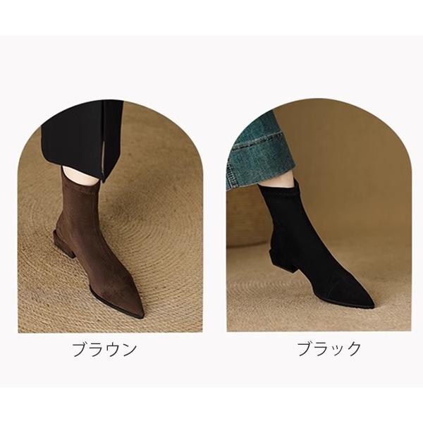 ブーツ ショートブーツ レディース 歩きやすい ストレッチ 感動ブーツ 柔らかい おしゃれ かわいい 大人 成人式 女性のアンクルブーツ |  | 02