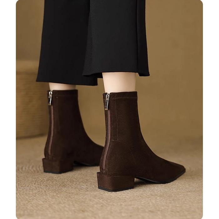 ブーツ ショートブーツ レディース 歩きやすい ストレッチ 感動ブーツ 柔らかい おしゃれ かわいい 大人 成人式 女性のアンクルブーツ |  | 09