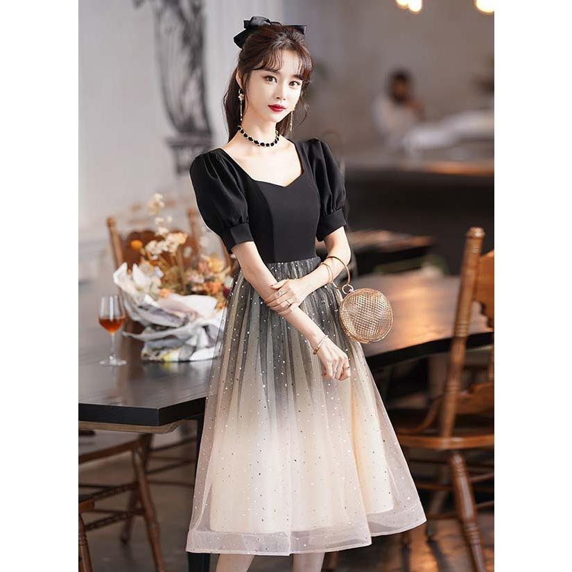 ドレス 大人 ピアノ発表会 演奏会 結婚式 フェミニン パーティードレス