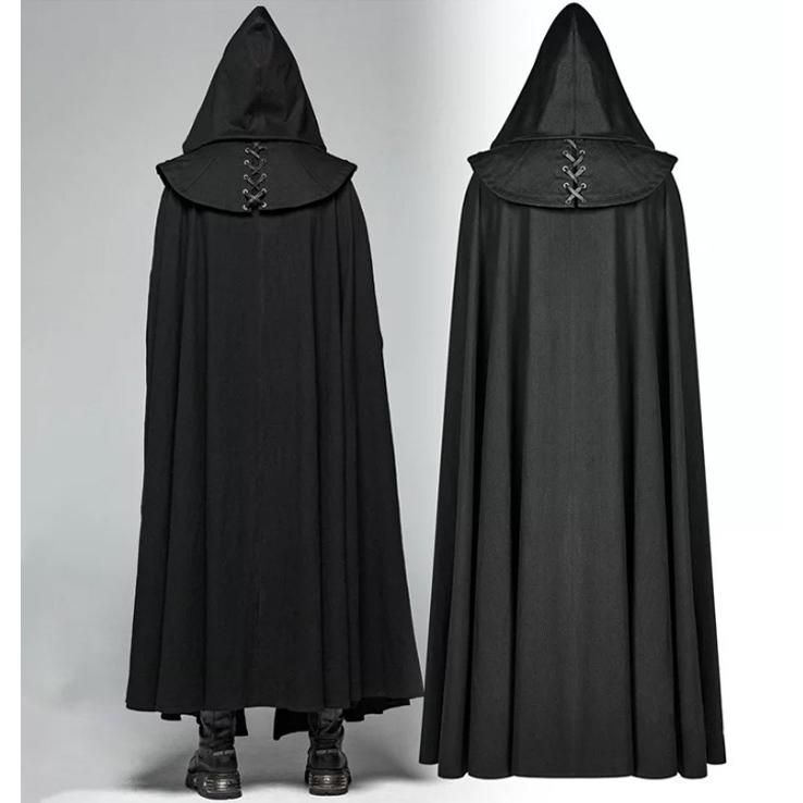マント 男女兼用 フード付き ロングマント ケープ コスプレ 衣装 ハロウィン 仮装 魔法使い 魔女 吸血鬼風 ゴスロリ S〜5XL ブラック ブルー   レッド グリーン |  | 07