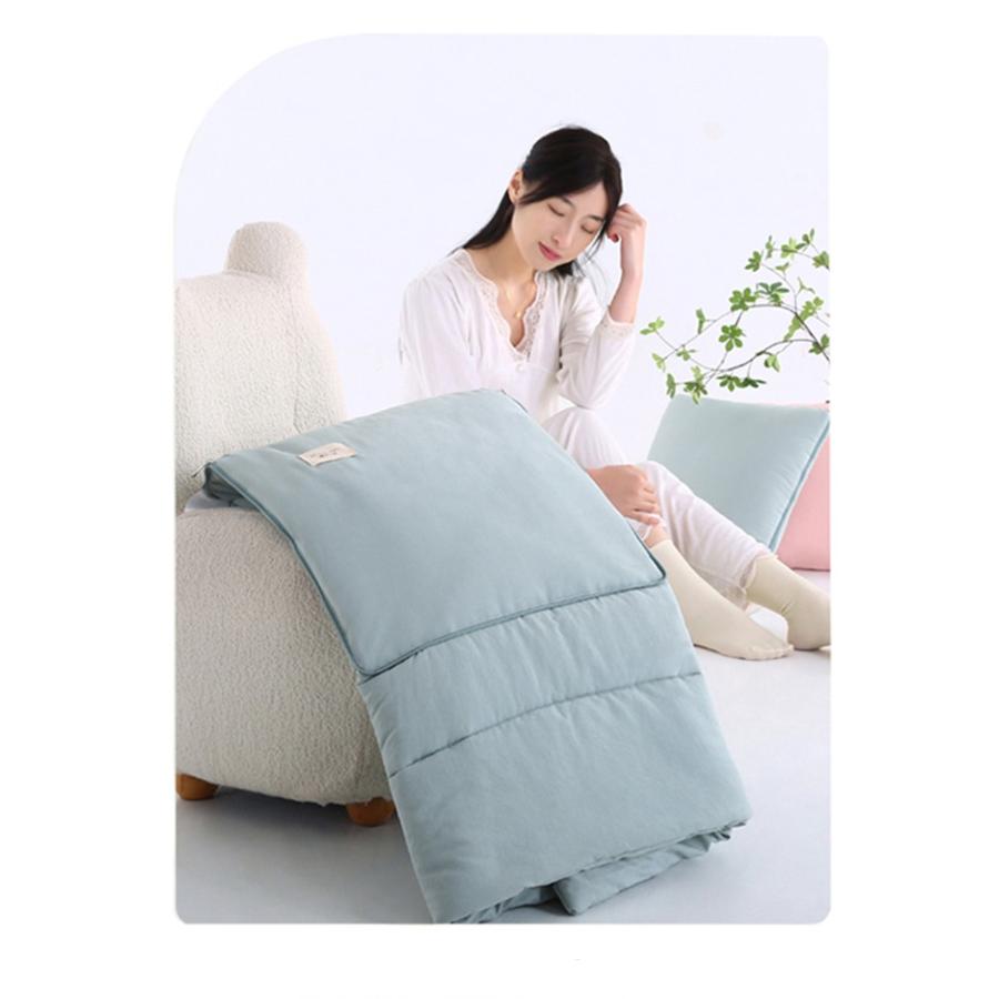 抱き枕兼用ブランケット 巻くとクッションになる ふわふわ 肌ざわり大判 シングル 高級感 防寒対策 あったか ひざ掛け 昼寝 膝掛け 洗濯可 車中 オフィス |  | 03