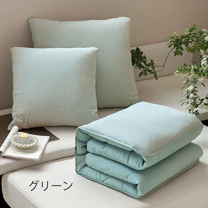 抱き枕兼用ブランケット 毛布 巻くとクッションになる ふわふわ 肌ざわり大判 シングル 高級感 防寒対策 あったか ひざ掛け 昼寝 膝掛け 洗濯可 車中 オフィス |  | 04