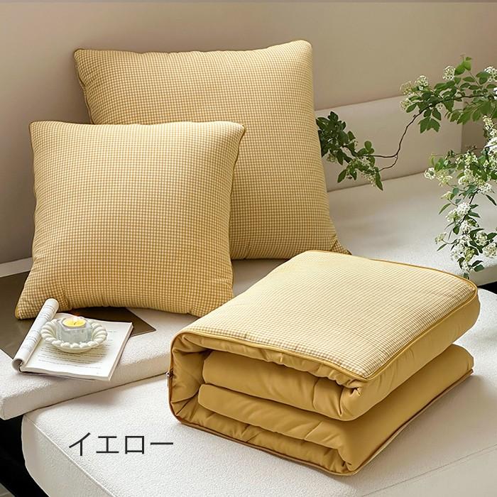 抱き枕兼用ブランケット 毛布 巻くとクッションになる ふわふわ 肌ざわり大判 シングル 高級感 防寒対策 あったか ひざ掛け 昼寝 膝掛け 洗濯可 車中 オフィス |  | 05