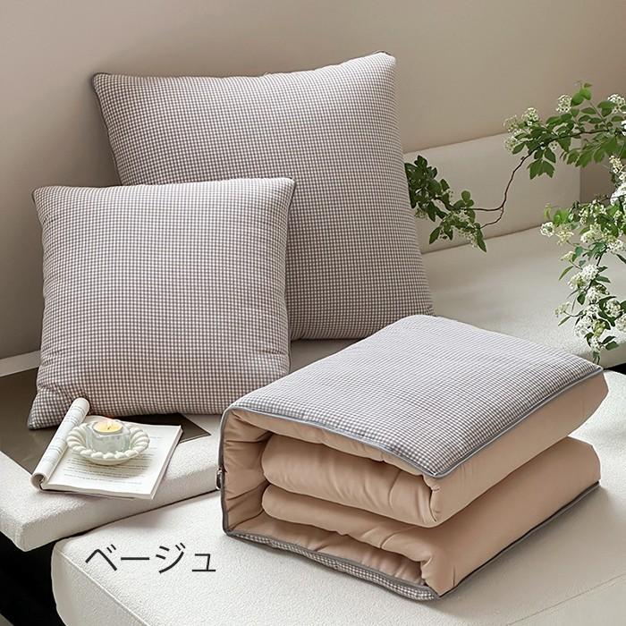 抱き枕兼用ブランケット 毛布 巻くとクッションになる ふわふわ 肌ざわり大判 シングル 高級感 防寒対策 あったか ひざ掛け 昼寝 膝掛け 洗濯可 車中 オフィス |  | 06