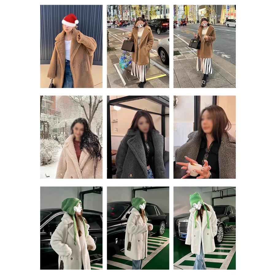 ★クチュールドアダム★もこもこテディベア★軽量ボアコート★バージンウールお素材★ ☆クチュールドアダム☆もこもこテディベア☆軽量ボアコート☆バージン