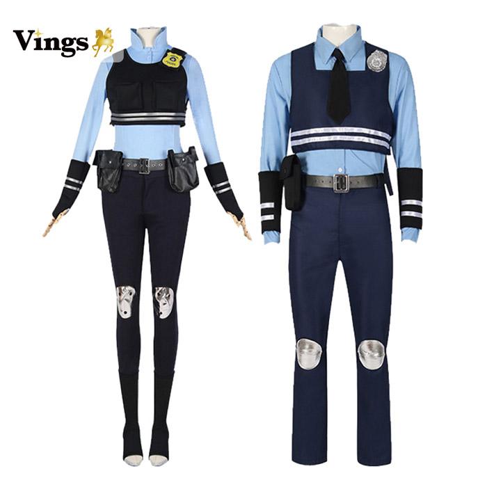ハロウィン仮装 ズートピア ジュディホップス 警察官 コスプレ衣装
