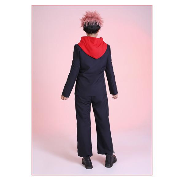 呪術廻戦  じゅじゅつかいせん 虎杖悠仁 いたどり ゆうじ コスプレ衣装 変装 仮装 コスチューム cosplay ウィッグ アニメ rt017c0 |  | 01