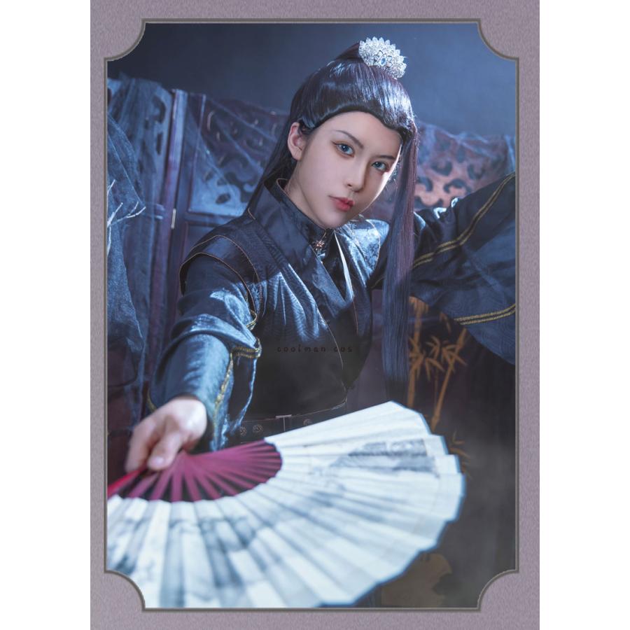 天官賜福 賀玄 コスプレ衣装 黒水沈舟 明?女相 漫画オリジナル コスチューム 仮装 大人用　文化祭 イベント パーティ 演劇 舞台 学芸会_5