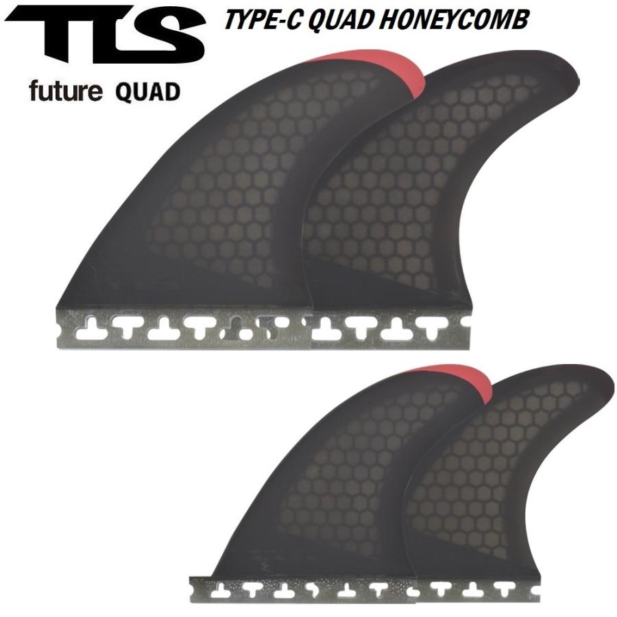 サーフィン・ボディボード TLS FIN TYPE-C QUAD HONEYCOMB FUTURE futures. サーフボードフィン TLS FIN TYPE-C QUAD HONEYCOMB