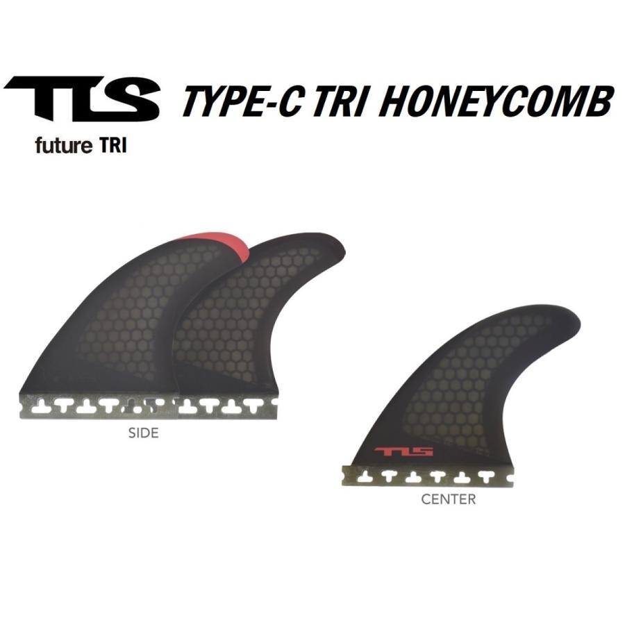 サーフボードフィン TLS FIN TYPE-C TRI HONEYCOMB FUTURE トライ
