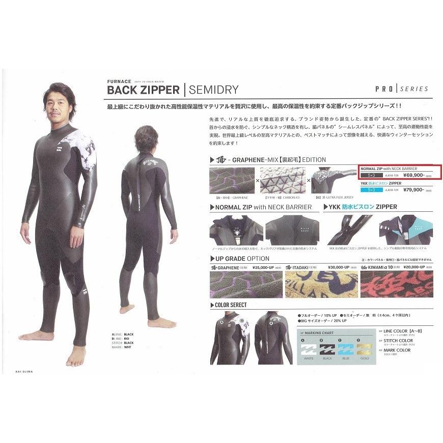 BILLABONG ビラボン ウェットスーツ セミドライ バックジップ BILLABONG ビラボン ウェットスーツ セミドライ バックジップ