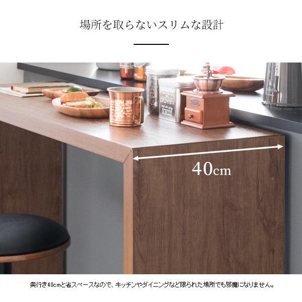 レジカウンターテーブル ハイテーブル コの字型 超シンプル設計 極厚 対面受付カウンター kkkez レジ台の画像