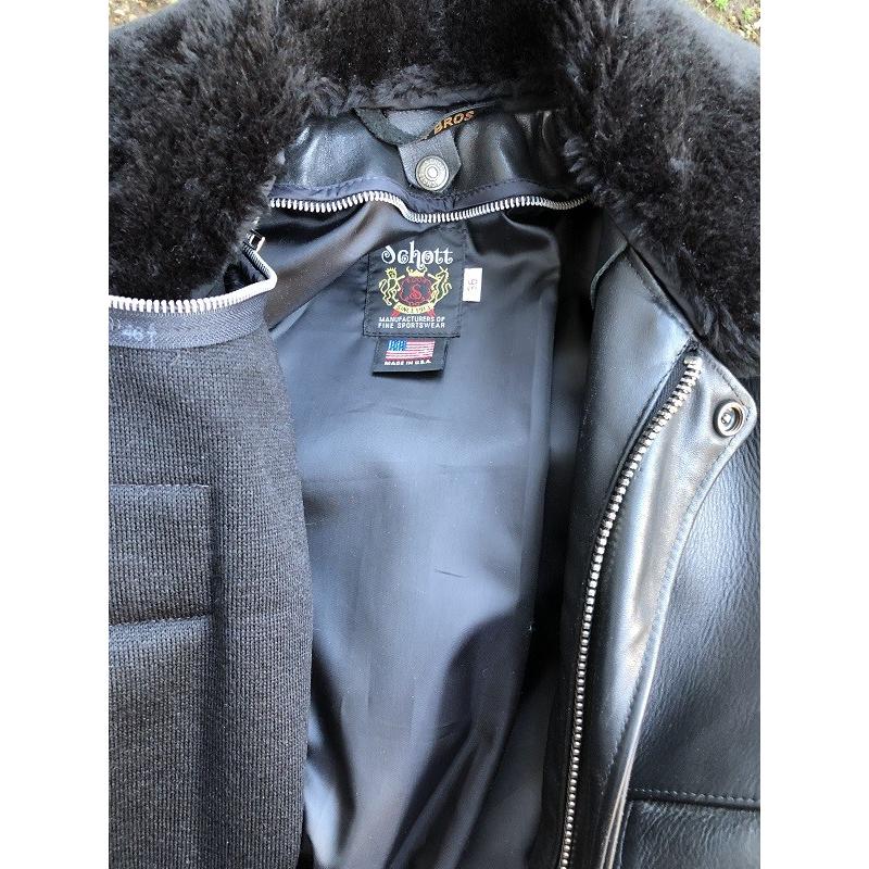 Schott 174US LEATHER BOMBER JACKET | Schott N.Y.C | 03