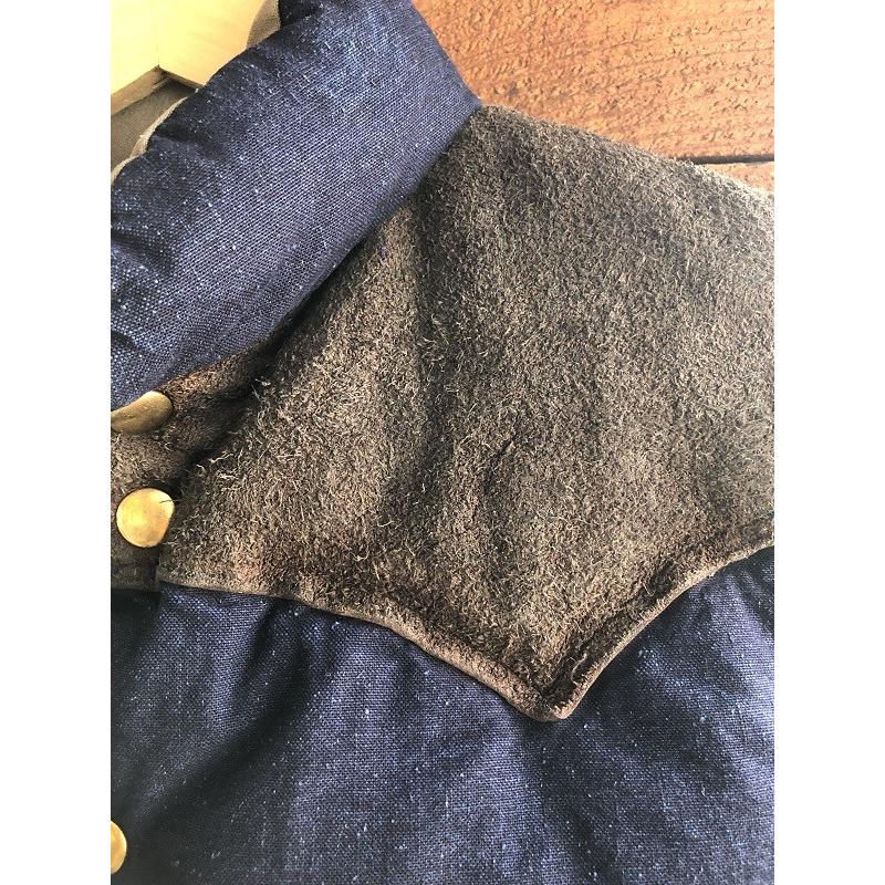 WARE HOUSE Lot 2140 ROCKY MOUNTAIN×WAREHOUSE INDIGO DUCK DOWN VEST LONG WASH | WAREHOUSE | 03