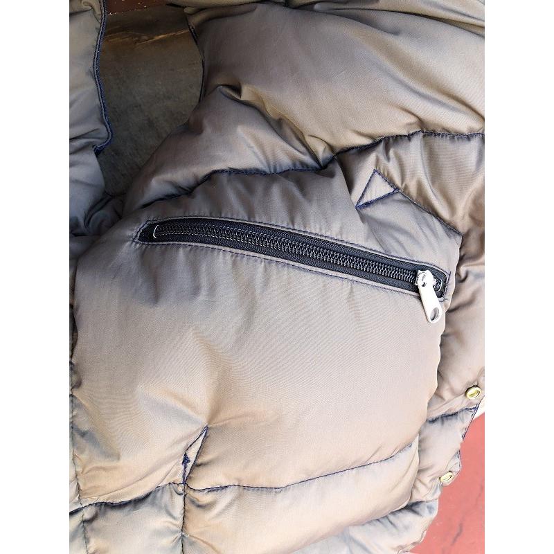 WARE HOUSE Lot 2140 ROCKY MOUNTAIN×WAREHOUSE INDIGO DUCK DOWN VEST LONG WASH | WAREHOUSE | 05