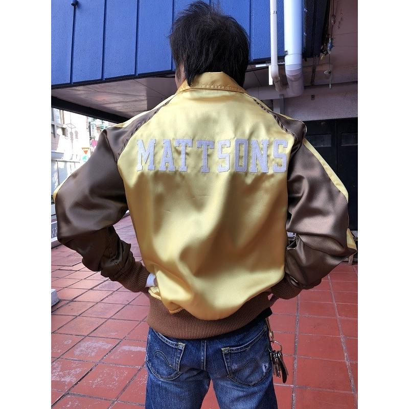 MATTSONS' OF HOLLYWOOD / SATIN SPORTS JKT マットソンズオブハリウッド サテンスポーツジャケット | CUSHMAN | 01