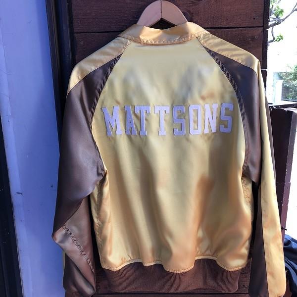 MATTSONS' OF HOLLYWOOD / SATIN SPORTS JKT マットソンズオブハリウッド サテンスポーツジャケット | CUSHMAN | 02