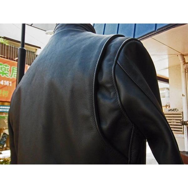 Schott シングルライダースジャケット 60s ビンテージ レザー 40 Schott シングルライダースジャケット 60s ビンテージ レザー 40
