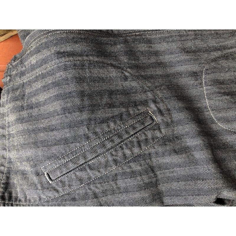 TWOMOON Original Indigo Herringborn Work Jacket |  | 04