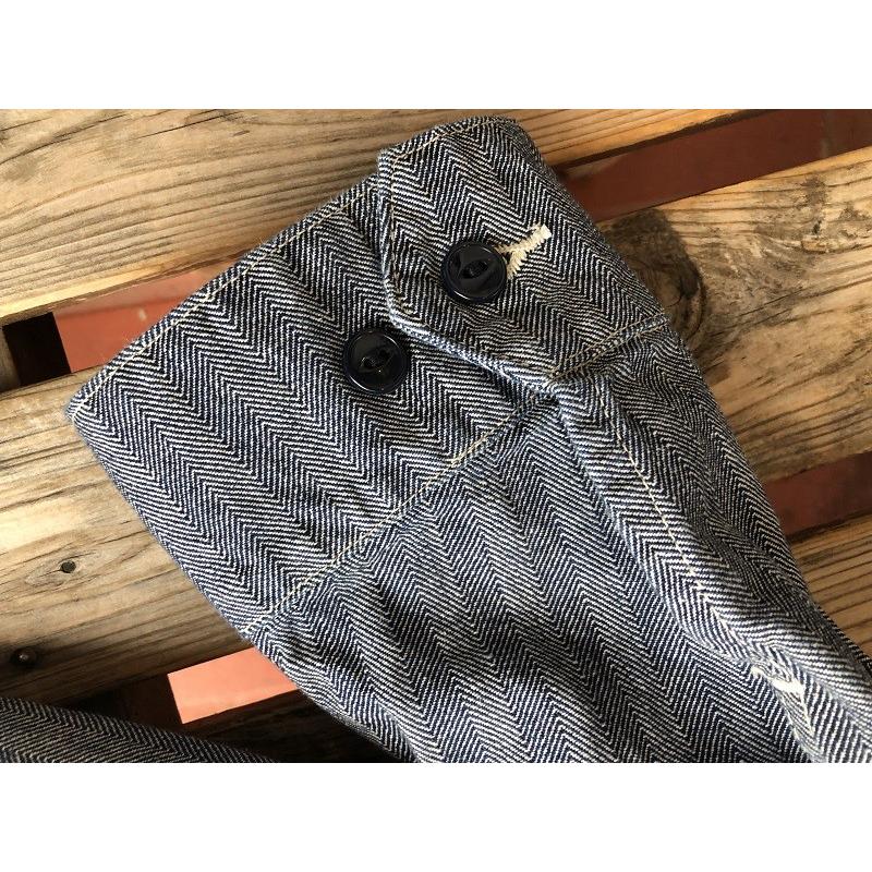 TWOMOON Original Indigo Herringborn Work Jacket |  | 06