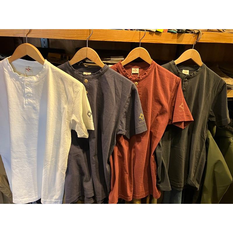 TWOMOON S/S ヘンリーネックTee | Two Moon