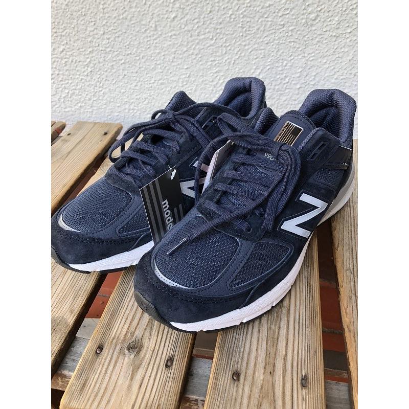 NEW BALANCE ニューバランス 990V5 ネイビー : 990v5-navy : フル