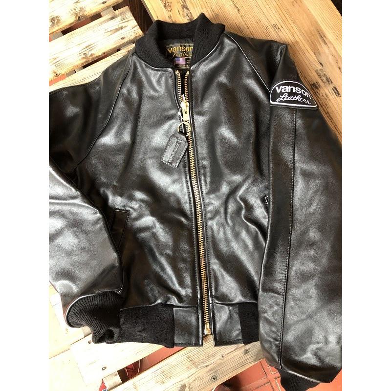 VANSON 9TJV ジャケット FULLNELSON別注 サイズ36 VANSON◇レザージャケット・ブルゾン/36/オクタゴン/FULLNELSON