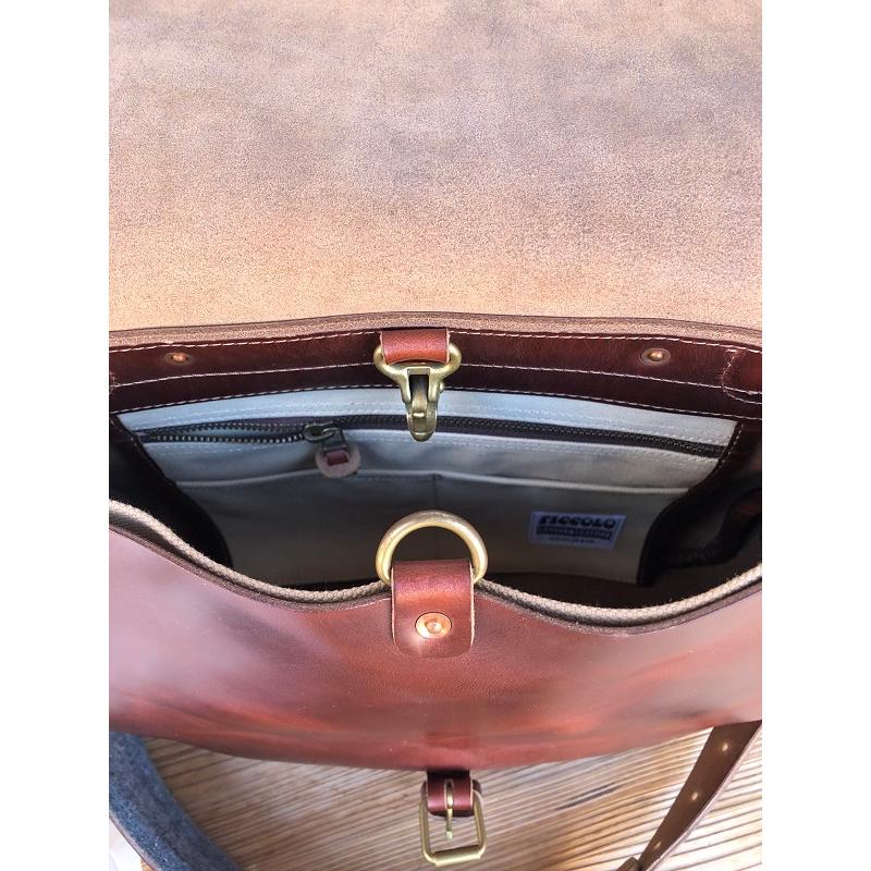 FULLNELSON×Bag blow クラシックメールバッグ ティンバーの画像