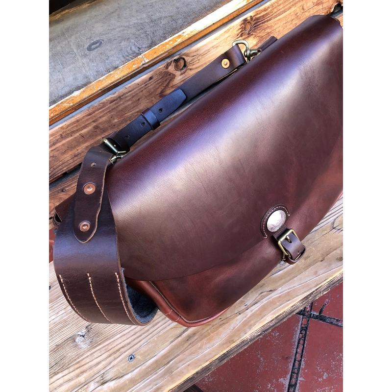 FULLNELSON×Bag blow クラシックメールバッグ ティンバーの画像