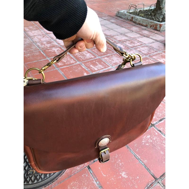 FULLNELSON×Bag blow クラシックメールバッグ ティンバーの画像