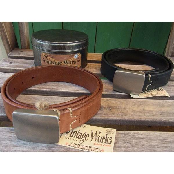 VINTAGE WORKS LEATHER BELT ビンテージワークス レザーベルト DH5524