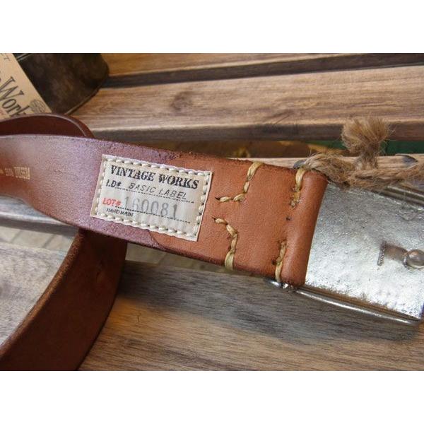 VINTAGE WORKS LEATHER BELT ビンテージワークス レザーベルト VINTAGE WORKS LEATHER BELT ビンテージワークス レザーベルト