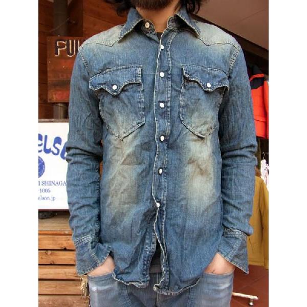 エフオービーファクトリーデニムウェスタンシャツFOB FACTORY DENIM WESTERN SHIRTS  F3152 |  | 01