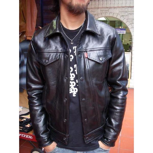 フルネルソン 3rdタイプ レザージャケット 牛革 M FULLNELSON ORIGINAL 3rd type LEATHER JACKET : フルネルソンハーフ