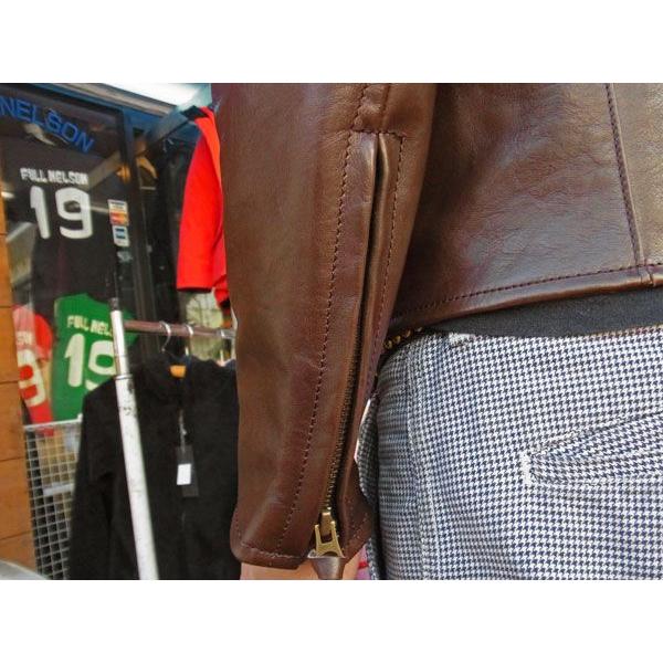 FULLNELSON ORIGINAL Single type UK LEATHER JACKET オリジナルUKレザーシングルライダースの画像