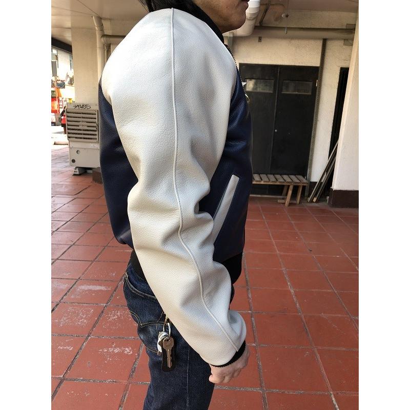 VANSON 9TJV 別注カラー ネイビー×ボーン : フルネルソンハーフ VANSON 9TJV 別注カラー ネイビー×ボーン : フルネルソンハーフ