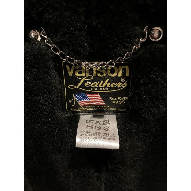 Vanson B-3 Flying Fortress Crew Jacket Black Mouton | VANSON | 06