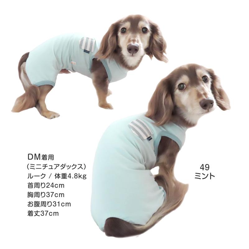 犬服ランダムドット×ミントSサイズオーダー可タンクトップ