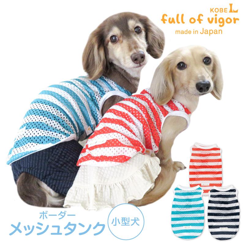 full of vigor（フルオブビガー） 犬 服 夏 ボーダー 濡らして快適