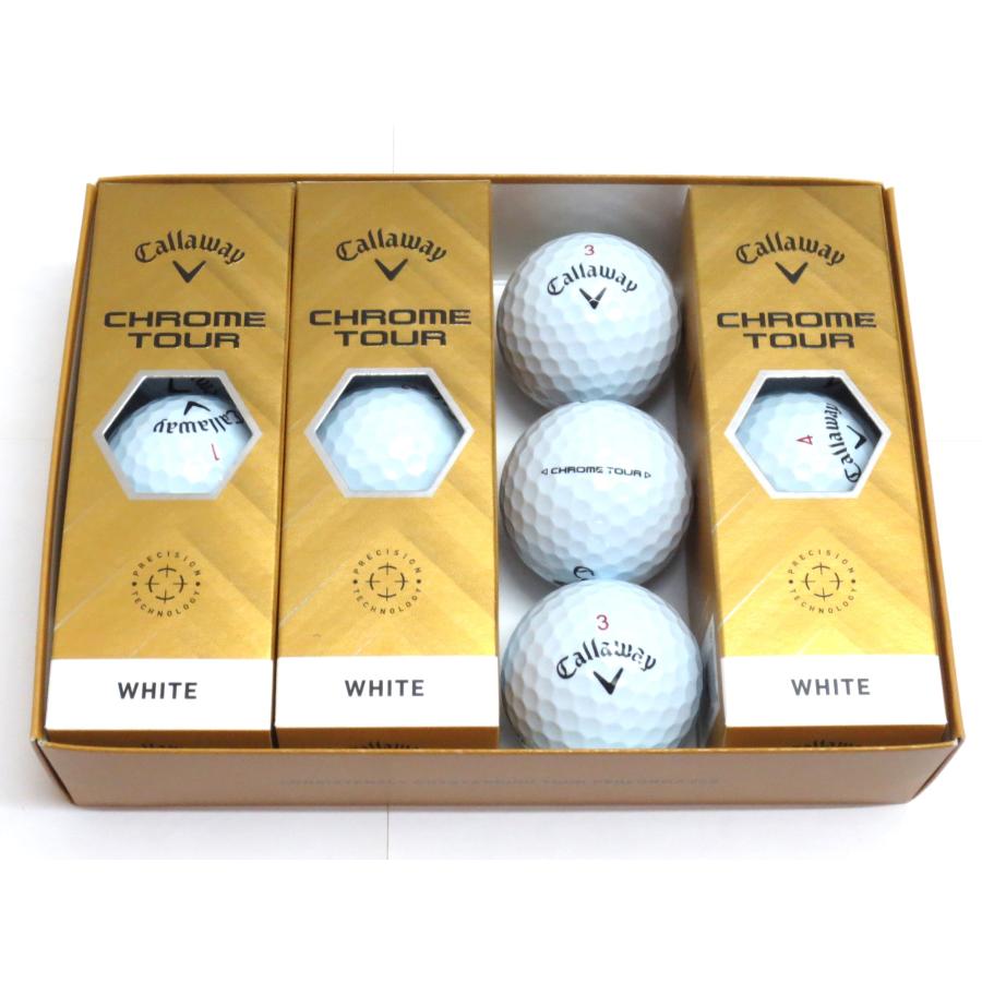 Callaway Chrome Tour ホワイト ゴルフボール 2箱セット 楽天市場】キャロウェイ ゴルフ ボール【Callaway】CHROME TOUR