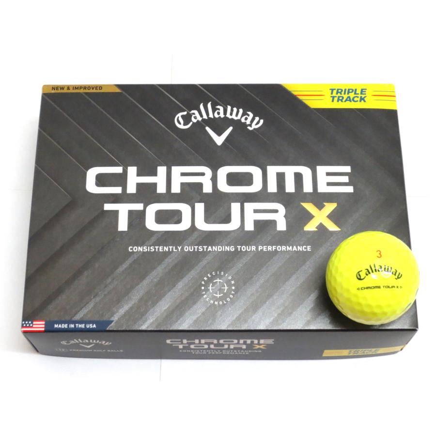 最新キャロウェイ CHROMETOURX トリプルトラック 2024年式 30個 キャロウェイ クロムツアー X トリプル・トラック 2024 ゴルフ