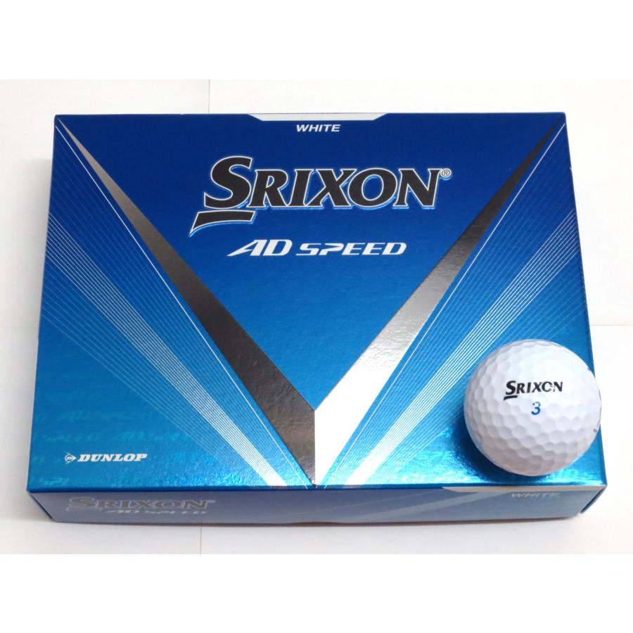 新品★ダンロップ★スリクソン AD スピード ボール★SRIXON AD SPEED★2024★アライメント★ホワイト★1箱★12球★1ダース | SRIXON