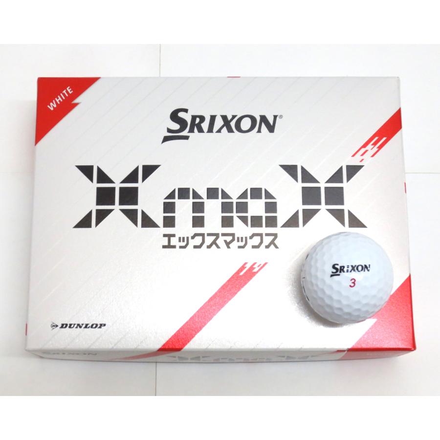 Srixon X-MAX ホワイトゴルフボール 2ダースセット